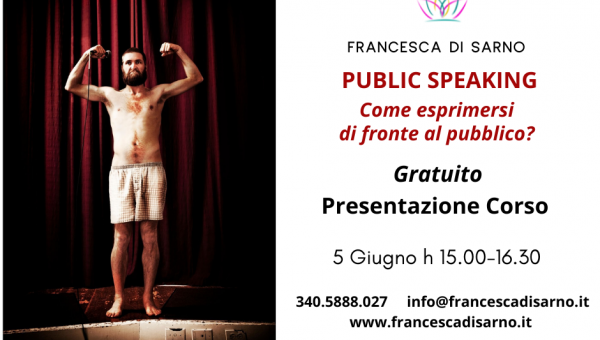 Presentazione Gratuita Public Speaking